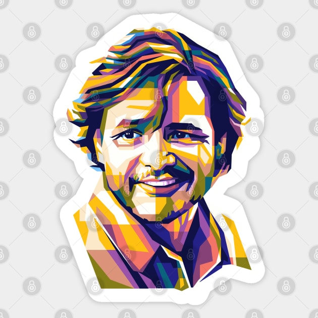 Pedro Pascal Sticker by ESENTIAL-AF